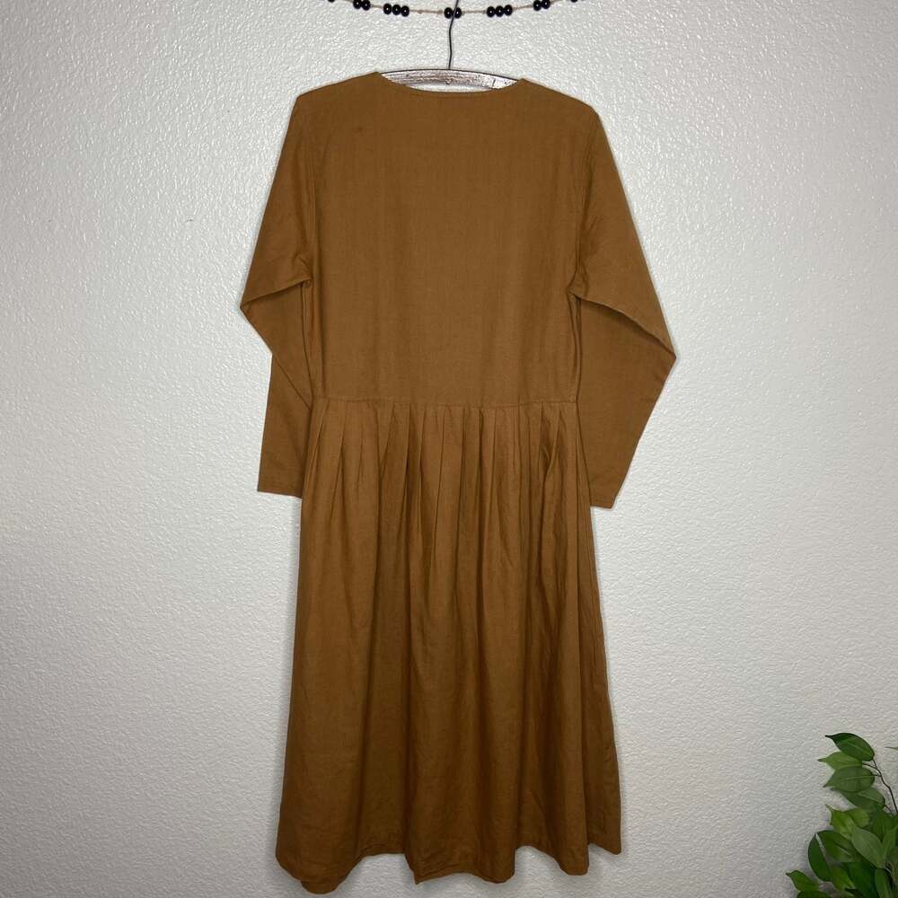 David Benjamin Long Sleeve Maxi Utility Dress - Picture 5 of 9